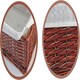 image 3 of Marco Paul Brown Set of 3 Wicker Storage Baskets Organising Baskets Brown