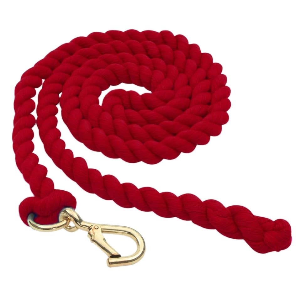 image 1 of Shires Horse Lead Rope - Red - One Size