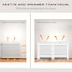 image 3 of HOMCOM White Painted Radiator Cover Wooden Cabinet Horizontal Slats Modern Style