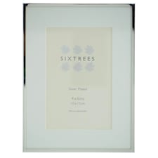 Sixtrees Silver Plated Park Lane 4 X 6" Photo Picture Frame N/A | One Size