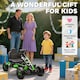 image 8 of AIYAPLAY Pedal Go Kart, Ride on Racer with Freewheel System, Brake, Non-Slip EVA Wheels, Metal Frame, Go Kart for Kids Ages 3-6 Years | Green