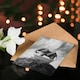 image 4 of Elephant in Bathtub on a Hill Black White Surreal Birthday Greeting Card