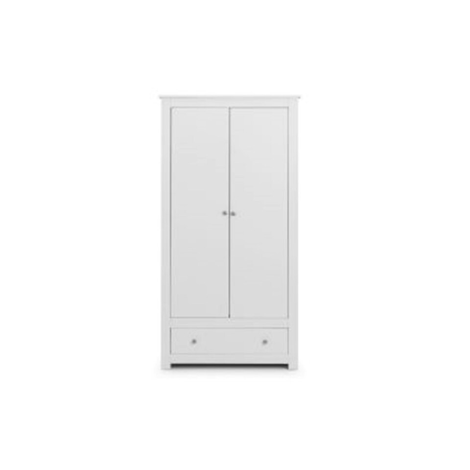 image 1 of Traditional Surf White 2 Door Wardrobe
