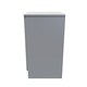 image 3 of Hampshire 3 Drawer Bedside Cabinet in Dusk Grey (Ready Assembled) | Grey | Dusk Grey