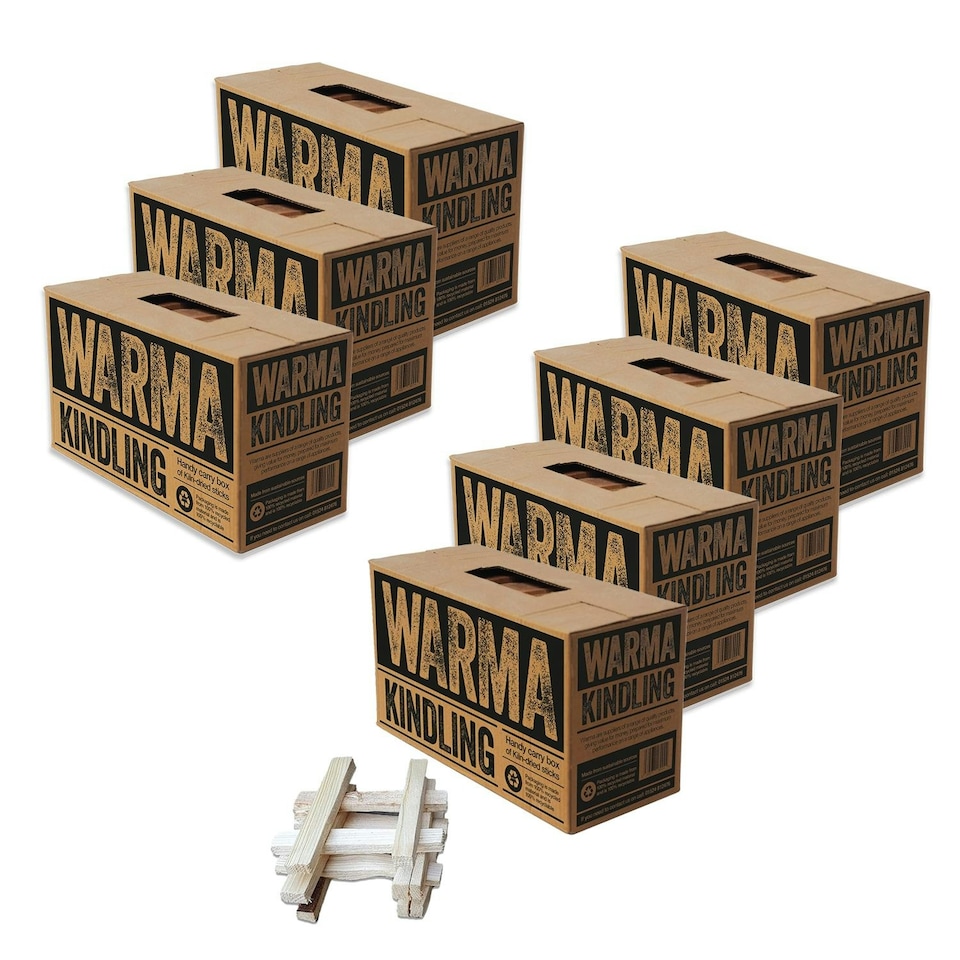 image 1 of Warma Kiln Dried Kindling Wood - 7 x Large Boxes