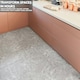 image 6 of Vinyl Floor Tiles Self Adhesive – 30 Pack Covers 30 sqf (2.79sqm) – 12x12in (30.5x30.5cm) Waterproof Peel & Stick Vinyl Flooring for Kitchen, Bathroom & Home Light Grey Marble