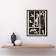 image 4 of Nature Vintage Harimaze Sheet Vintage Framed Wall Art Print Hiroshige 12x16"