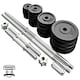 image 3 of 50KG Adjustable Dumbbell and Barbell Set, Cast Iron Spinlock Gym Weights