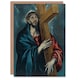 image 1 of El Greco Art Card Jesus Christ Carrying The Cross Blank Greeting Card