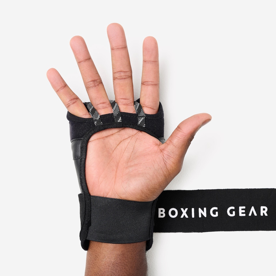 image 1 of Decathlon Boxing Liner Gloves 500 Ergo - Black