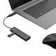 image 3 of XD Xclusive Terra Recycled Aluminium USB 2.0 Hub - Grey - One Size