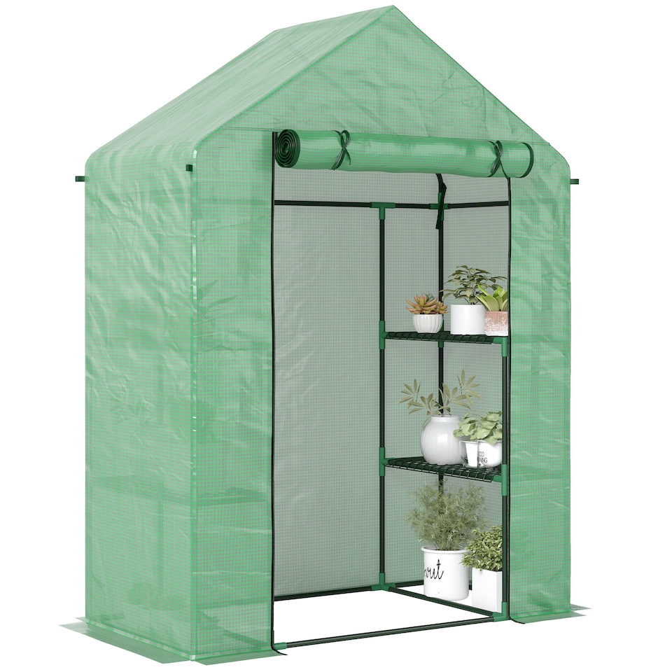 image 1 of Outsunny Greenhouse for Outdoor Portable Gardening Plant Grow House