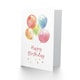 image 2 of Soft Watercolour Balloons Pastel Light Man Birthday Card