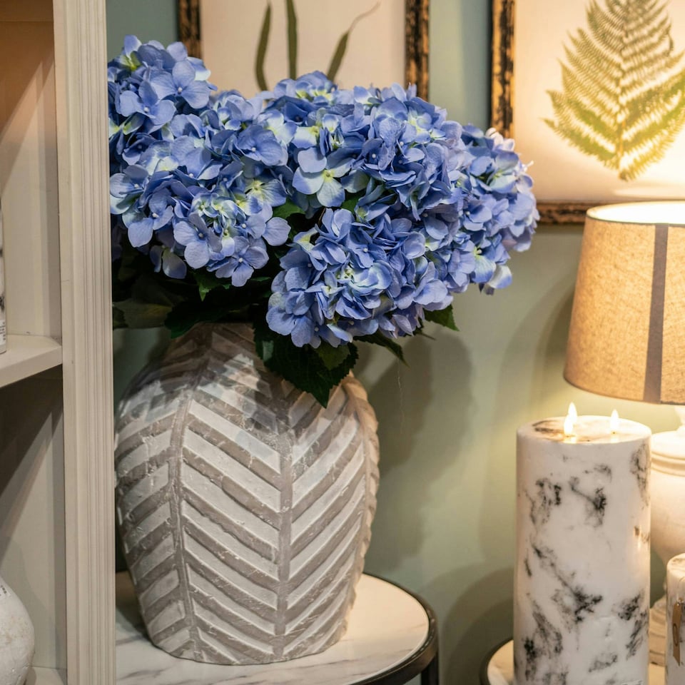 image 1 of Hill Interiors Bloomville Stone Vase - Stone - One Size