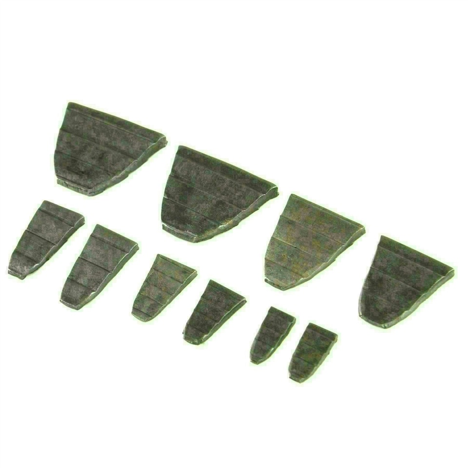 image 1 of 10pc Hammer Wedge Set Handle Slot Eye Repair Head Handles Mallet TE837
