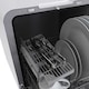 image 8 of Cookology 3 Place Setting Table Top Dishwasher in Compact Mini Size - MCDW3BK White
