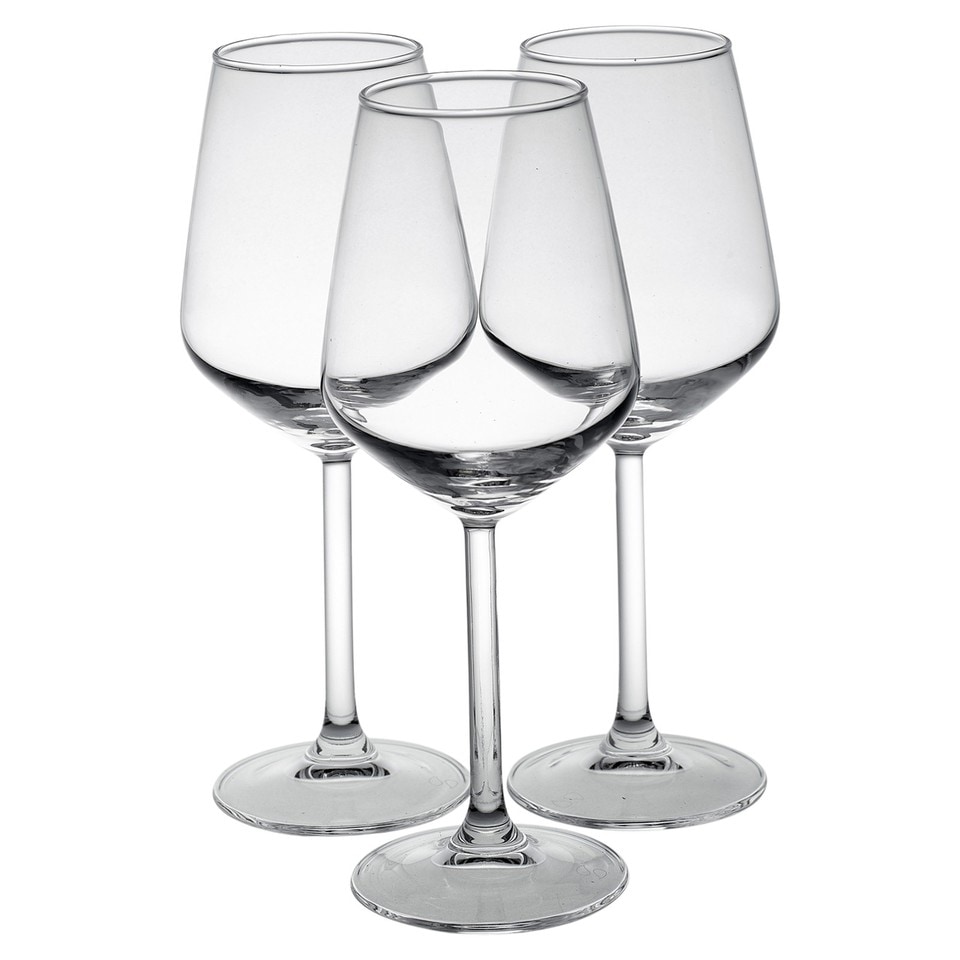 image 1 of Stemmed Wine Glasses Champagne Prosecco Flutes Cocktail Dinner Party | Clear | 12x360ml Wine Glasses