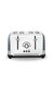 image 1 of Morphy Richards Venture Retro 4 Slice Toaster Basalt | Silver