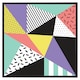 image 2 of Retro themed geometrics (Picture Frame) Brown | Oak | S