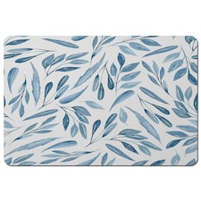 Watercolour blue branches with leaves (Placemat)