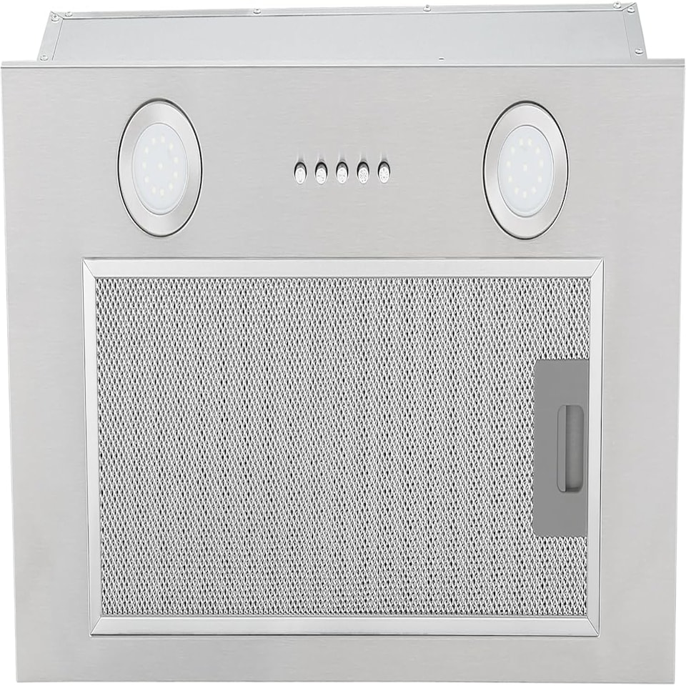 image 1 of Cookology 52cm Stainless Steel Built-In Canopy Cooker Hood