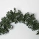 image 4 of Homescapes Green Snow Dusted Foliage Christmas Garland, 182 cm