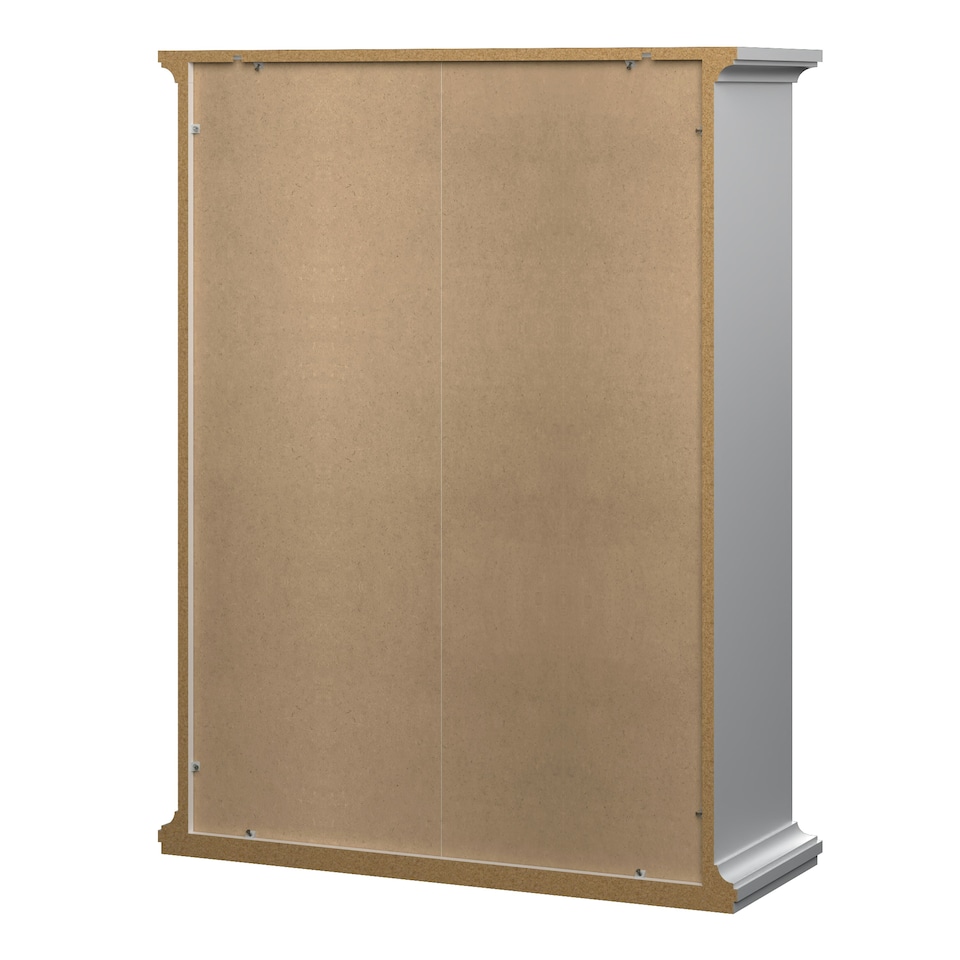 image 1 of Paris Low Bookcase in White