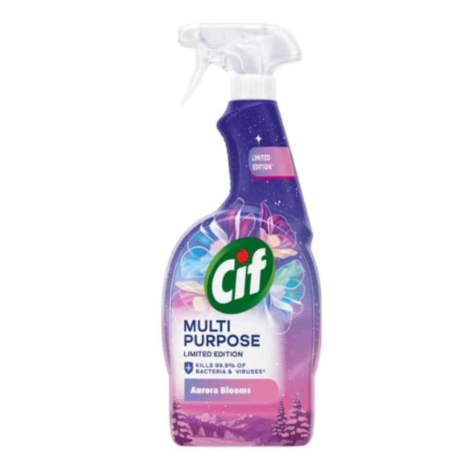 image 1 of Cif Antibacterial Spray Aurora Blooms Winter 750ml | Purple | 1 - Purple | 750ml | 1