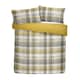 image 6 of D & D Connolly Check Duvet Cover Set Ochre