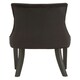 image 3 of Interiors by Premier Black Velvet Chair, Enchanting Sleep Chair, Easy to Assemble Borg Chair, Comfy Dining Chair