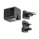 image 7 of Urban Vitamin Mendocino Retractable Connector Cable (UK Plug) | Black | Black | 1