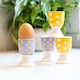 image 8 of KitchenCraft Egg Cup Set Multicolour Floral 4 Piece