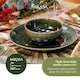 image 10 of Mikasa Dinner Set Green Ceramic 12 Piece