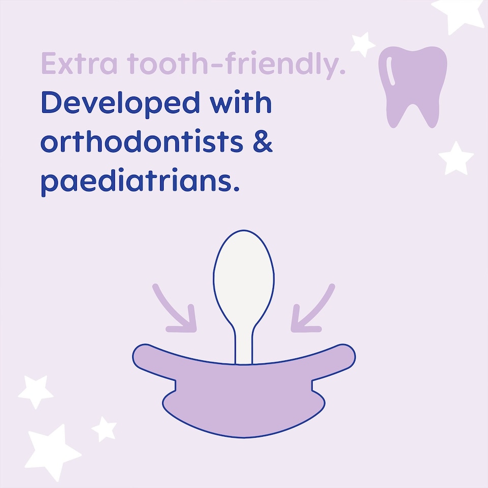 image 1 of MAM Perfect Night Baby Soother Dummies 16 Months Silicone Pack of 2 Unisex | Multi