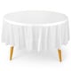 image 1 of Disposable Plastic Table Cover, Waterproof Tablecloth - 84 Inch