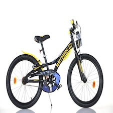 Dino Batman 20in Bike - Black/Yellow