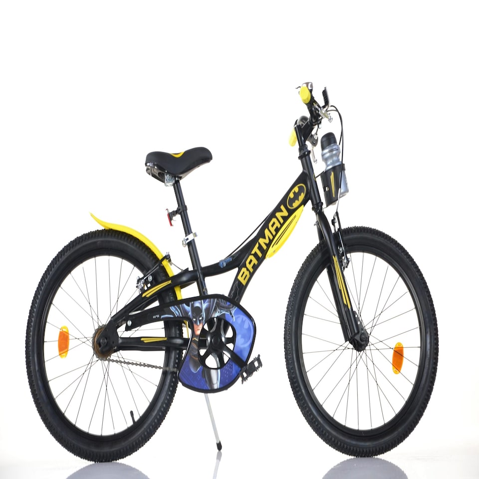 Dino Batman 20in Bike - Black/Yellow