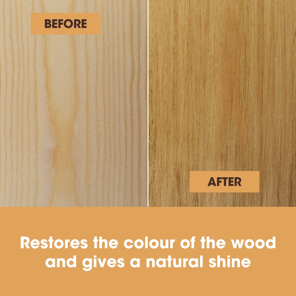 image 1 of Natural Oak Coloured Beeswax Polish for Wood & Furniture - 200ml. Natural Finishing Wood Wax for All Types of Furniture & Wooden Surfaces. Colour, Protect & Enhance