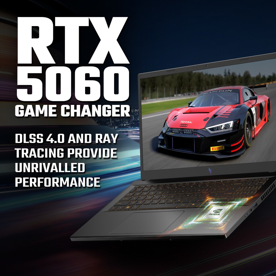 image 1 of Acer Nitro V 15 V15 ANV15-52 Intel Core i7-13620H 16GB RAM 1TB SSD RTX 5060 15.6" Full HD Windows 11 Home Gaming Laptop - Black - NH.QZAEK.004