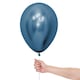 image 2 of Reflex Blue Sempertex Biodegradable Latex Balloons 30cm / 12 in - Pack of 50 Blue