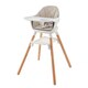 image 1 of Clair de Lune 6-in-1 High Chair - Beige/White