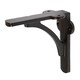 image 1 of Hammer & Tongs Curved Iron Shelf Bracket - D100mm - Black