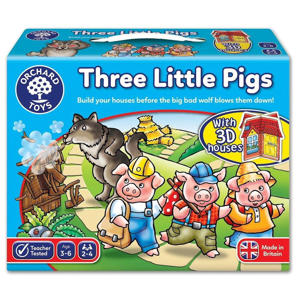 image 1 of Orchard Toys Three Little Pigs Game