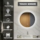 image 3 of kleankin Dimmable Bathroom Mirror with LED Lights, Defogging Film, Silver