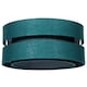 image 2 of Contemporary Quality Green Linen Fabric Triple Tier Ceiling Pendant Light Shade | Green