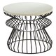image 2 of Interiors by Premier Stylish And Versatile Side Table With Curved Base Elegant Design Lounge Table, Easy To Maintain Bedside Table
