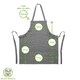image 4 of Nicola Spring Cotton Kitchen Bib Aprons - One Size - Grey - Pack of 12