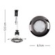 image 6 of ValueLights Downlight Fixed Black Chrome Ceiling Light Fitting Single Pack