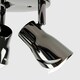 image 1 of ValueLights Modern Black Chrome 3 Way Sleek Round Adjustable Ceiling Spotlight