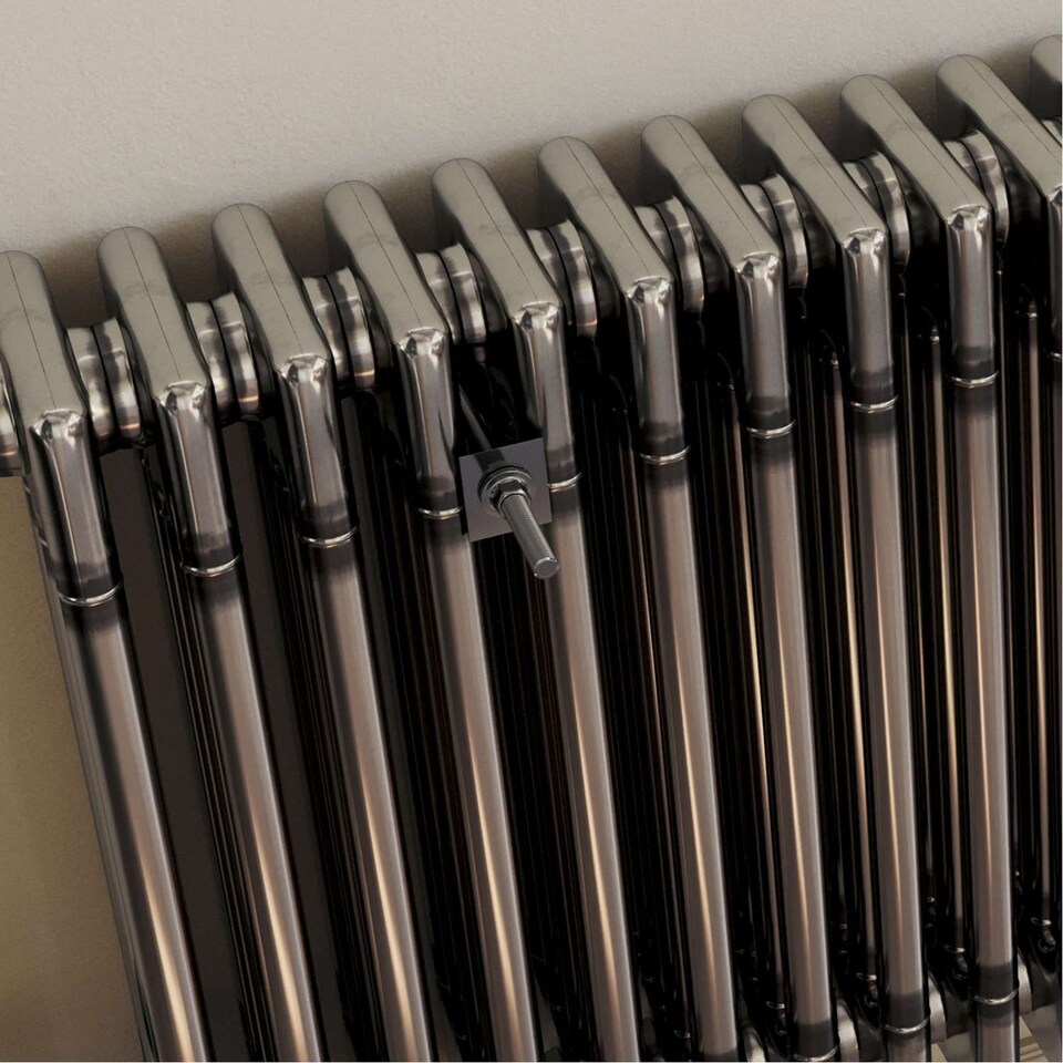 image 1 of Talus - Black Nickel Radiator Wall Stay